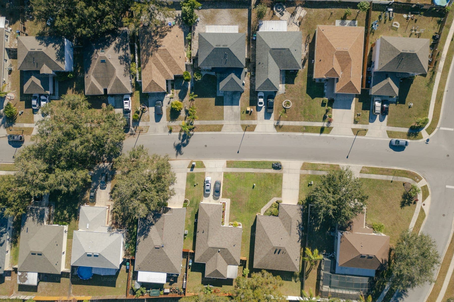 Residential neighborhood in South Florida